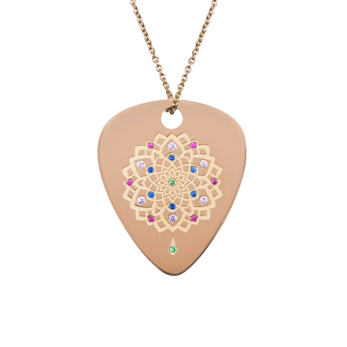 jennydee_jewelry_mandalic_pendant_design04_psychedelia_multicolor_sapphires_rose_gold_18kt_PE.M04S.08P.00.0197