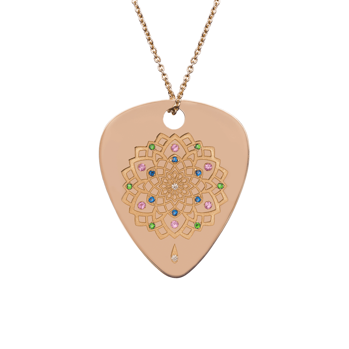 jennydee_jewelry_mandalic_pendant_design04_psychedelia_multicolor_sapphires_white_diamonds_rose_gold_18kt_PE.M04S.01P.00.0196